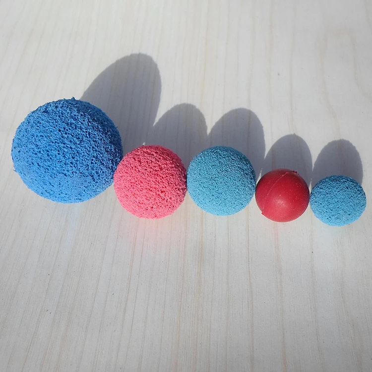 
High-quality power plant condenser Rubber cleaning ball wear-resistant 