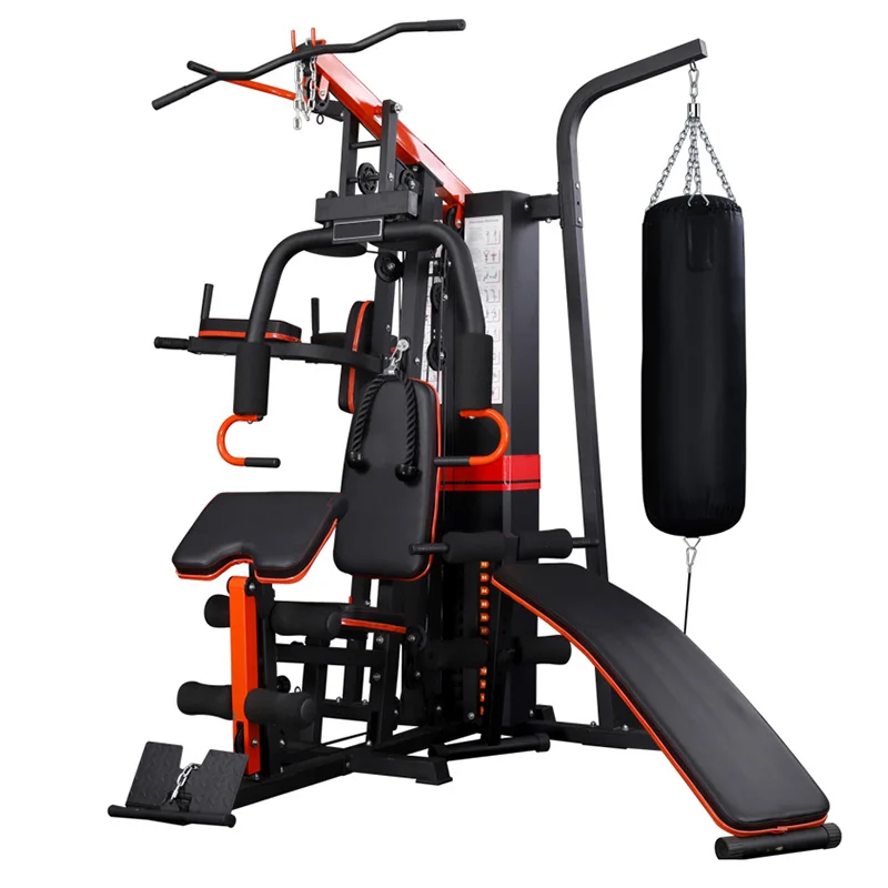 Hot Sale Unisex 3 Station Multi-Functional Home Gym Equipment Versatile Strength Fitness Training Tool for Bodybuilding Gym Rack