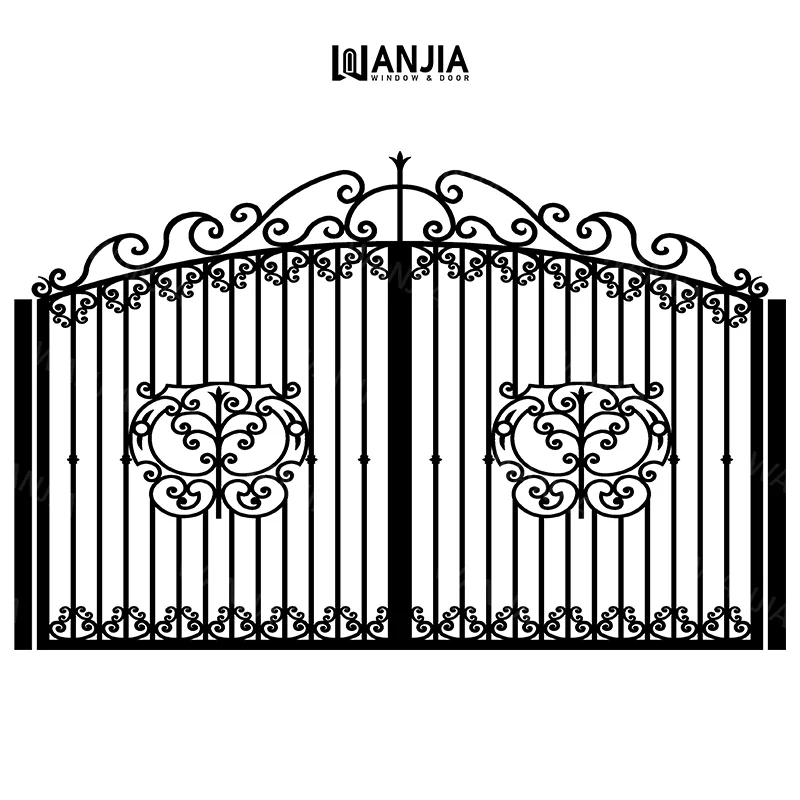Simple iron doors grill designs exterior metal doors wrought iron gate driveway gate exterior front entry wrought iron gate