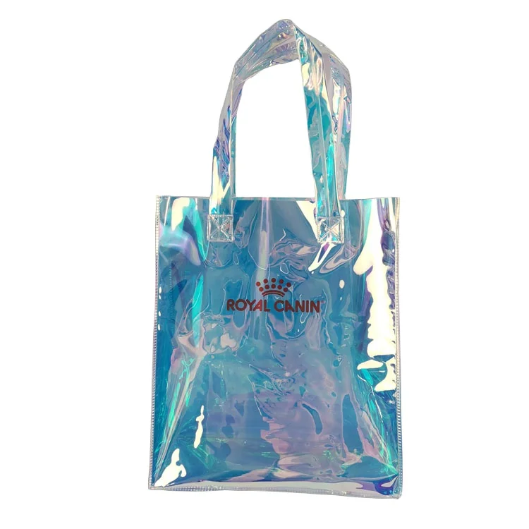 
China Supplier Newly Designed Magic Pvc Handbag Gift Shop Name Ideas Bag 