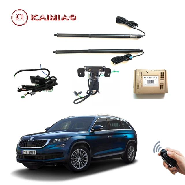Для нового SKODA KAROQ 2018 + Hands free легкое открытие Power Tailgate Liftgate умный багажник