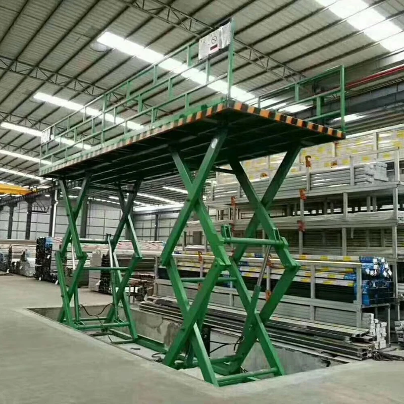 
High quality stationary type hydrolic lift cargo lifts electric scissors cargo lifts 