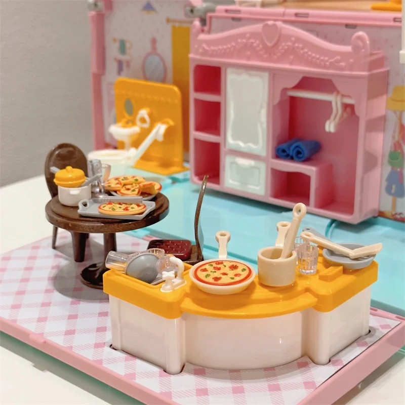 Koala Diary, RV, Family, Storage, Transformation, Bus, Villa, Doll House, Car Model, Toy Girl Gift