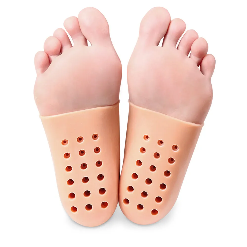 invisible Heel Insoles Comfortable and breath Heel Shoe Lift 3.5cm Silicone Half Height Increase Insoles