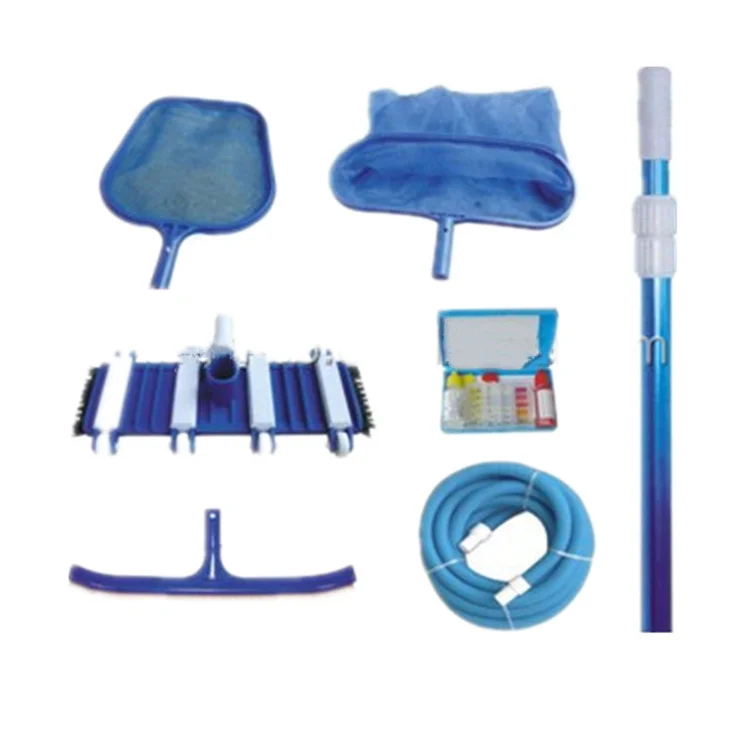 Equipped With A Hand Cart For Free Swimming Pool Cleaning Accessories Set For Pool Vacuum Cleaning