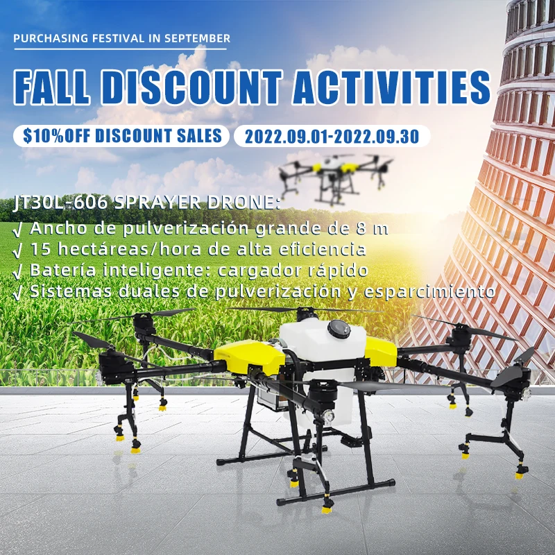 The Largest Agricultural Seeding drone 30 liters Agri Drone Sprayer Agricultural Spray Pesticide UAV Drone Agriculture Spray