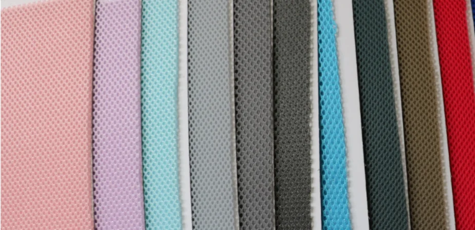 READY SHIP 3D Air Spacer Sandwich  Solid Color Plain Style Shoes Chair Backpack Garment 3 mm Mesh Fabric