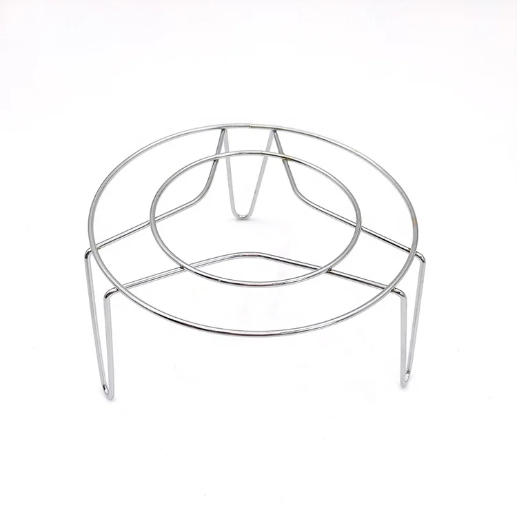 Stainless Steel Trivet Rack with Leg Heavy Duty Pressure Cooker Steamer Kitchen