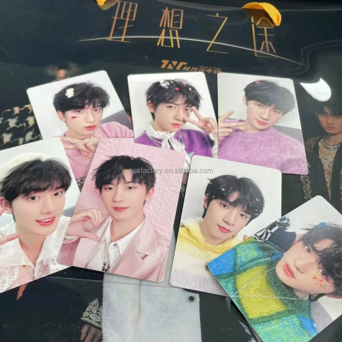 Cheap Price Customized Kpop Double sided Glossy Color Holographic K-pop Laser Lomo Photo Card for Fan Collection