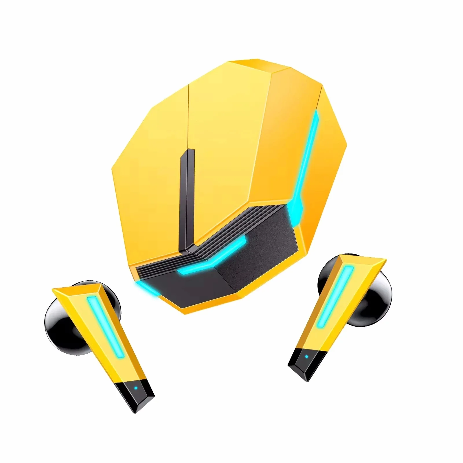 Gaming low latency waterproof tws earbuds earphone X15 TWS wireless stereo earphone With Mics in-Ear Stereo ultra bass headphone