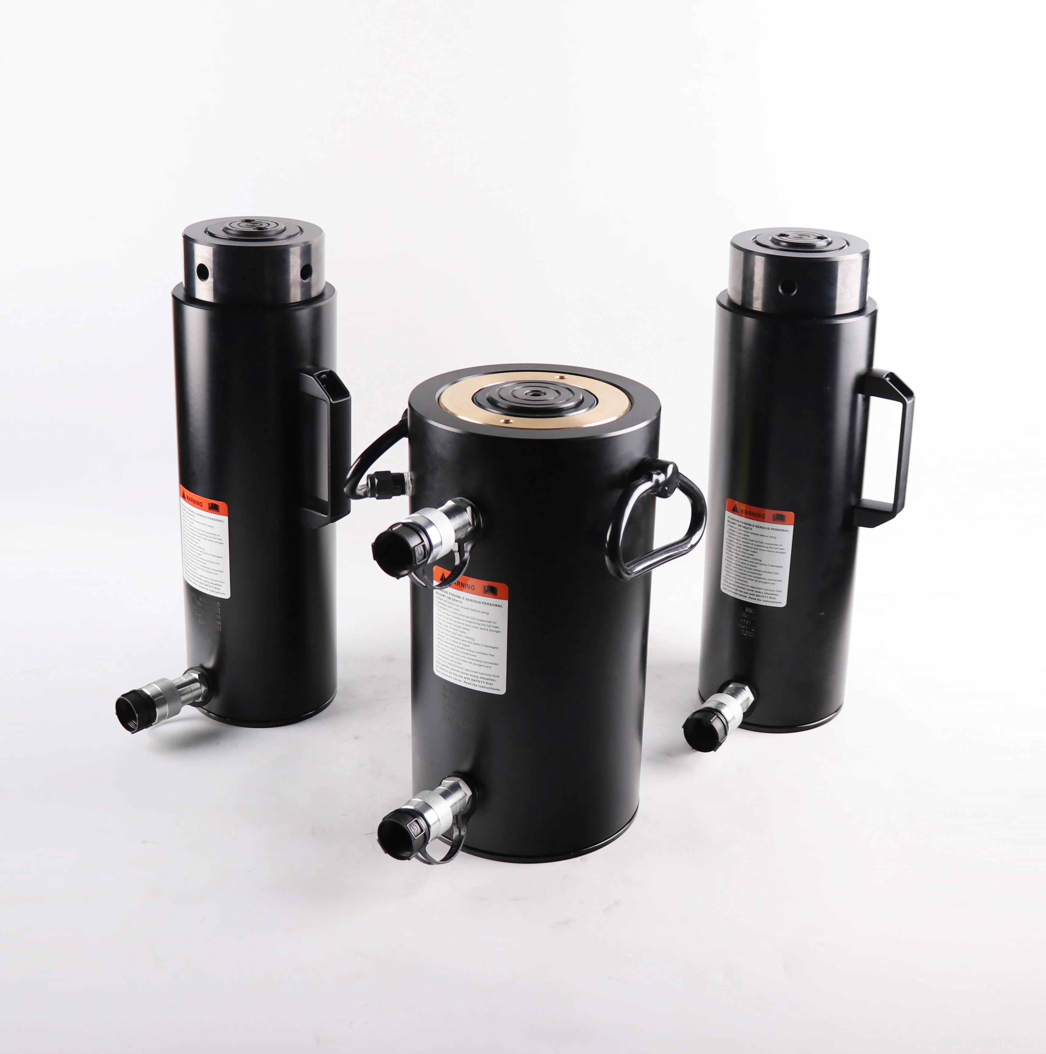 RAC-1006 700bar 10000psi single acting spring return 100 ton aluminum hydraulic oil cylinder jack