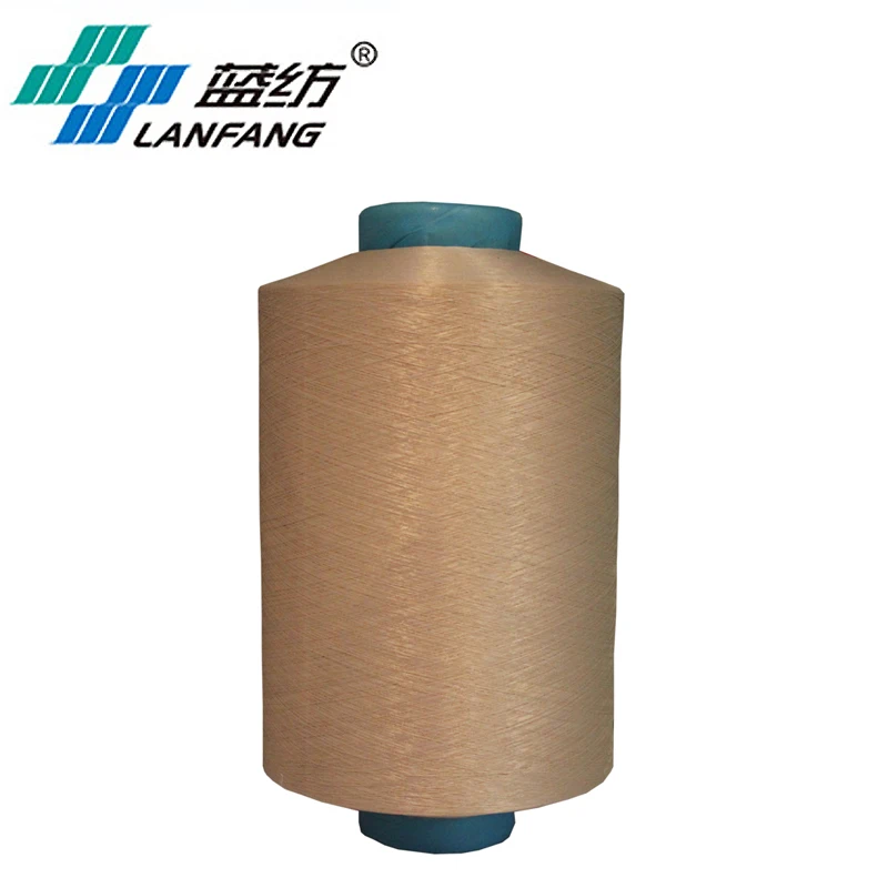 DTY 50D-600D dope dyed 100% polyester yarn, polyester texture yarn 150/48