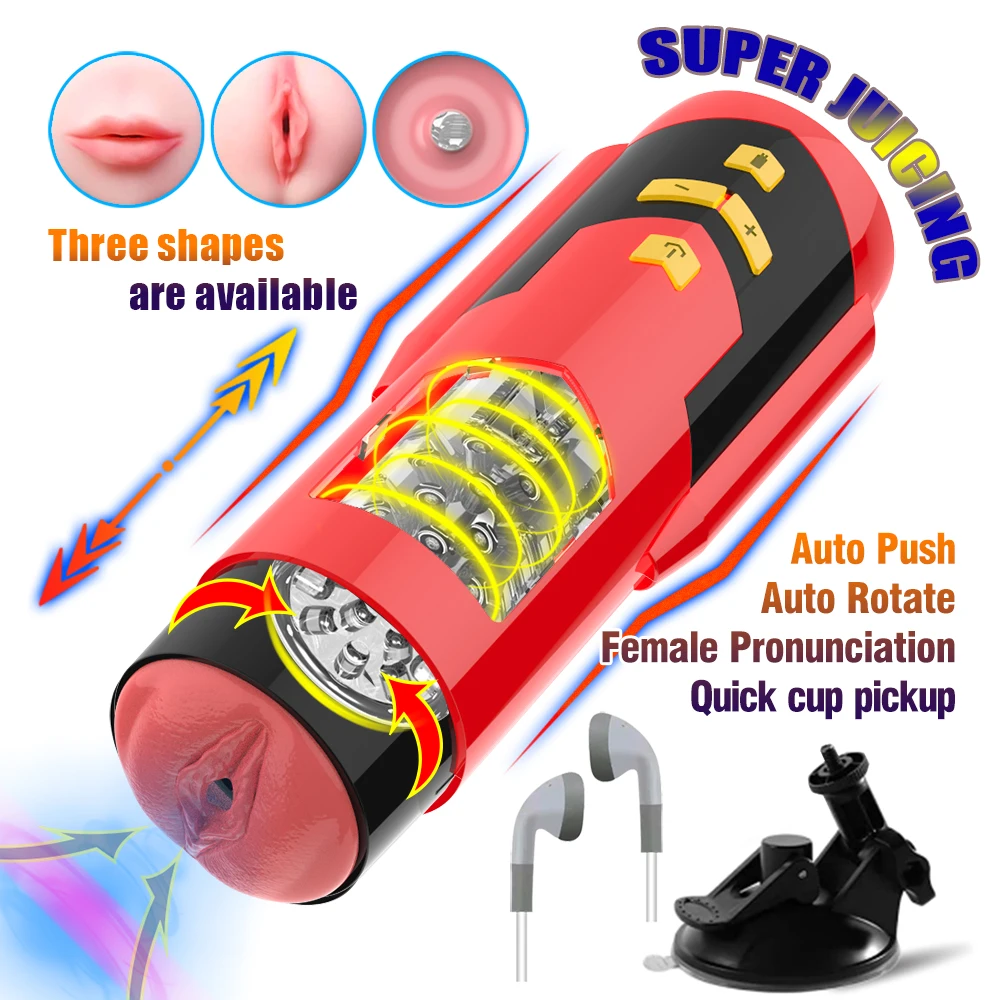 Online Shop 10 Frequency Vibration Adult Masturbators Machine Electric Tpe Vegina Sex Toy For Men