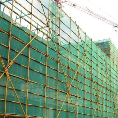 Construction protective wire mesh with color green