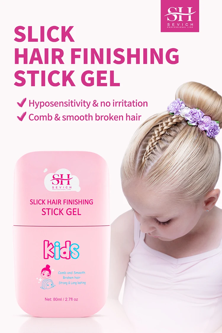 Private Brand Hair Cream Finishing Slick Hair Finishing Stick Gel Hair Styling Wax For Kids