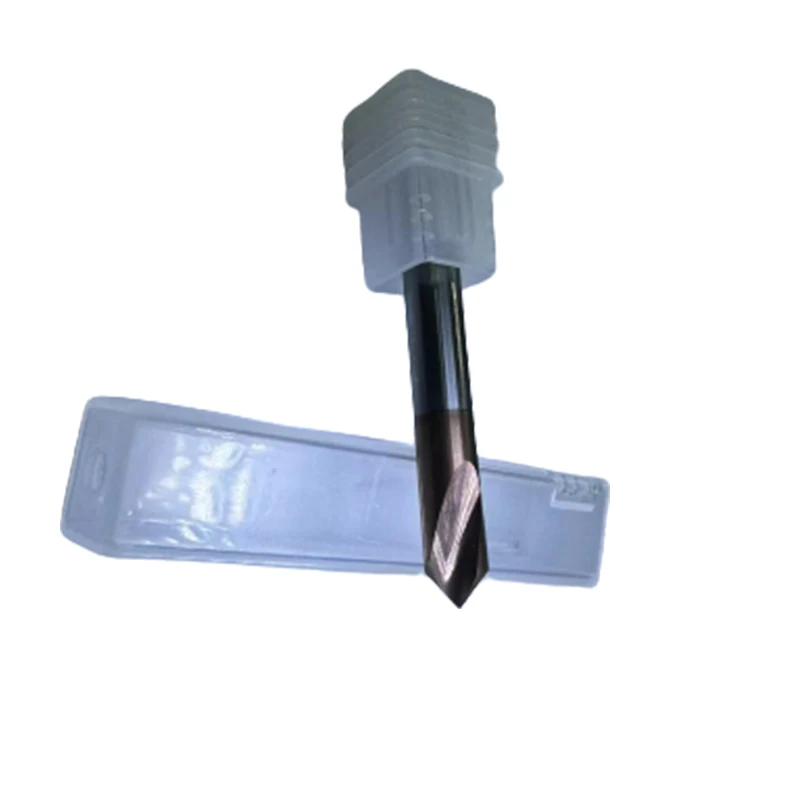 Straight groove milling cutter alloy non-burr cutting tool end mill wood CNC engraving cutter head