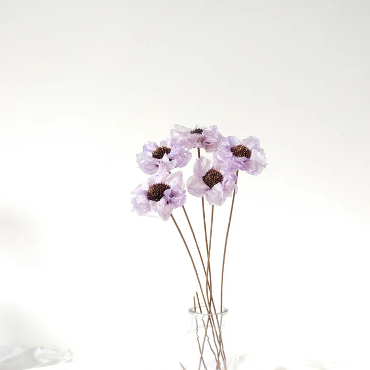 Yunnan Factory Artificial Flowers Sola Wood Flower wooden flowers for vase decoration