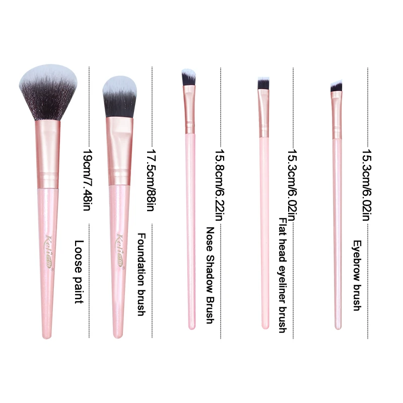 Manufacturer Private Label 5pcs Makeup Brush Set Powder Puff  Clean Sponge Cleaning Brush Pad