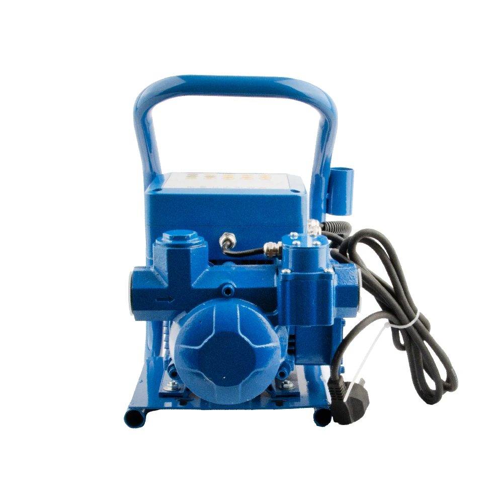 Cavitt 12v/24v/220v Quantitative Explosion-proof Reel Pump Portable Fuel Pump Quantitative Flow Meter Gasoline Pump