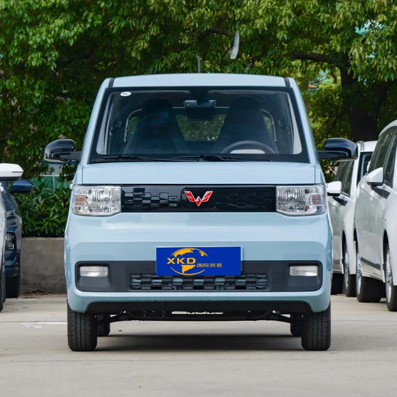Wuling Hongguang MINI EV 2022 новейшая литиевая батарея 100 км/ч смарт-автомобили по низкой цене четыре места evcar