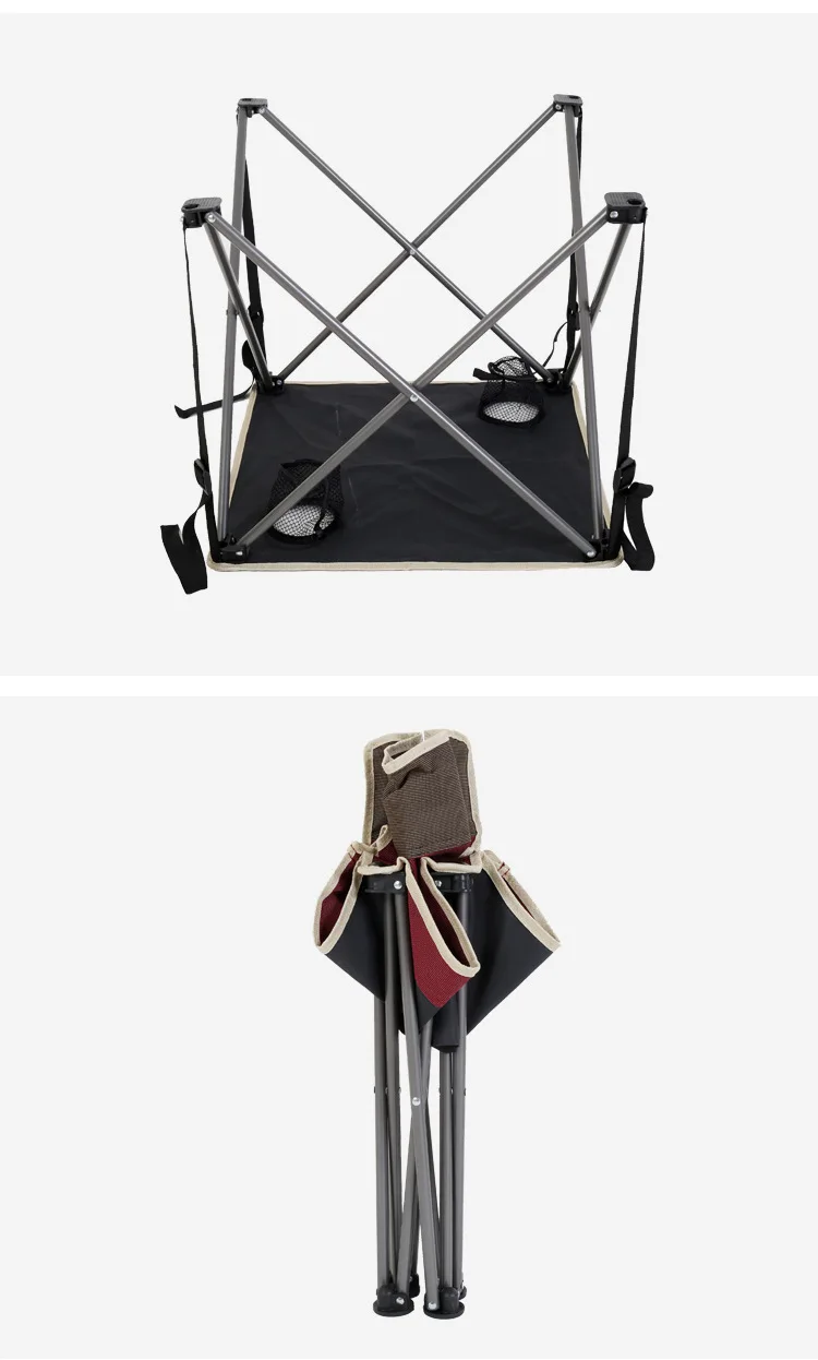 5 Pieces Set Outdoor Camping Chair and Table Set Picnic Durable Camping Folding Table and Chairs Set Logo Custom