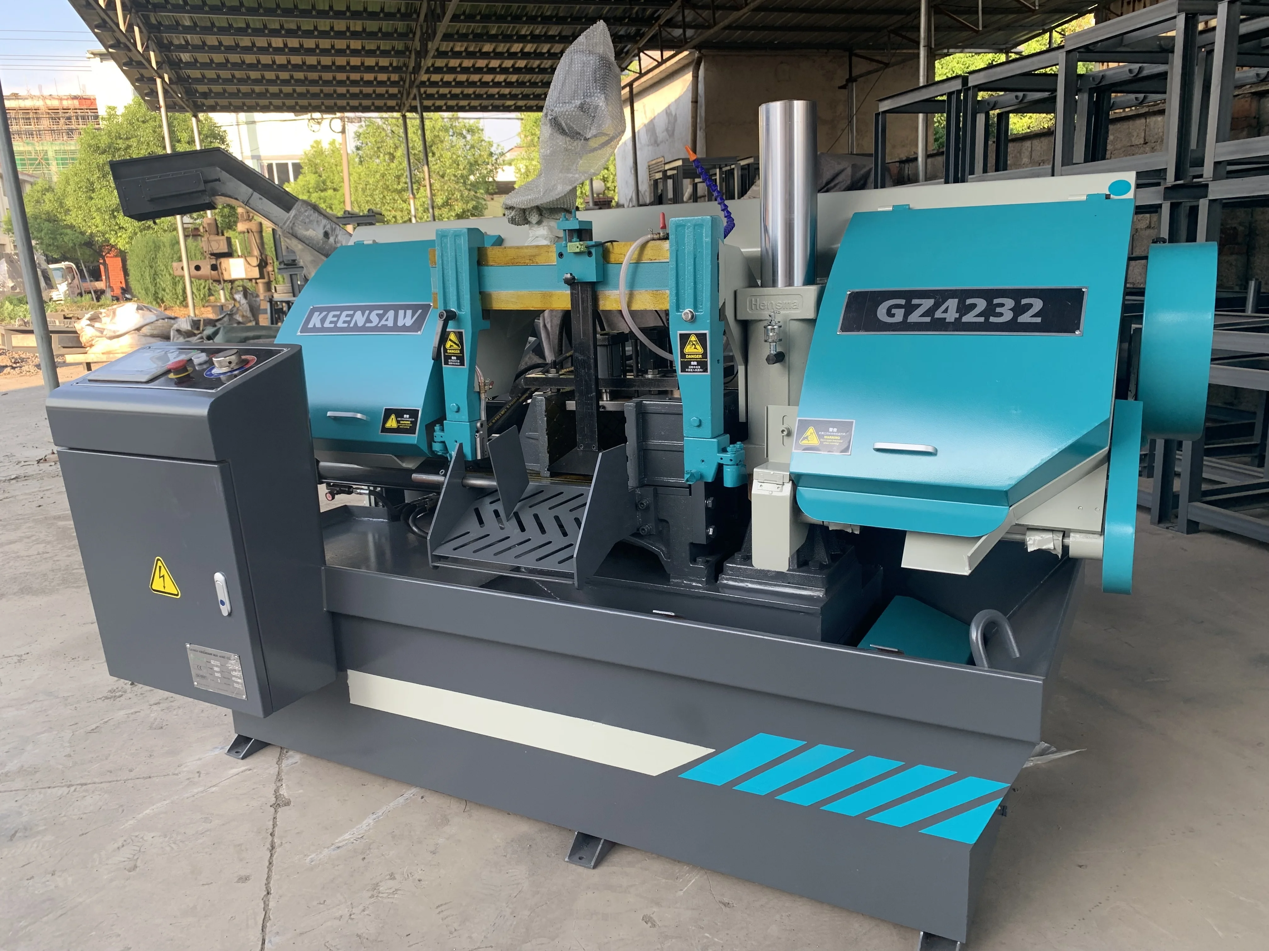 Высококачественная Автоматическая Горизонтальная ленточная пила с ЧПУ для стального стержня, ленточная пила для резки металла по заводской цене