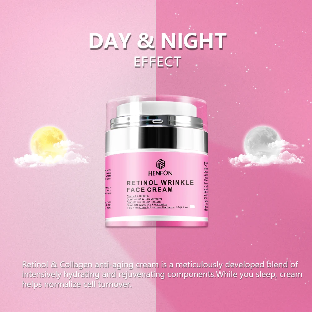 Private Label Retinol Vibrant Glamour Whitening Retinol Face Cream Anti Aging Remove Wrinkles For Skin Whitening