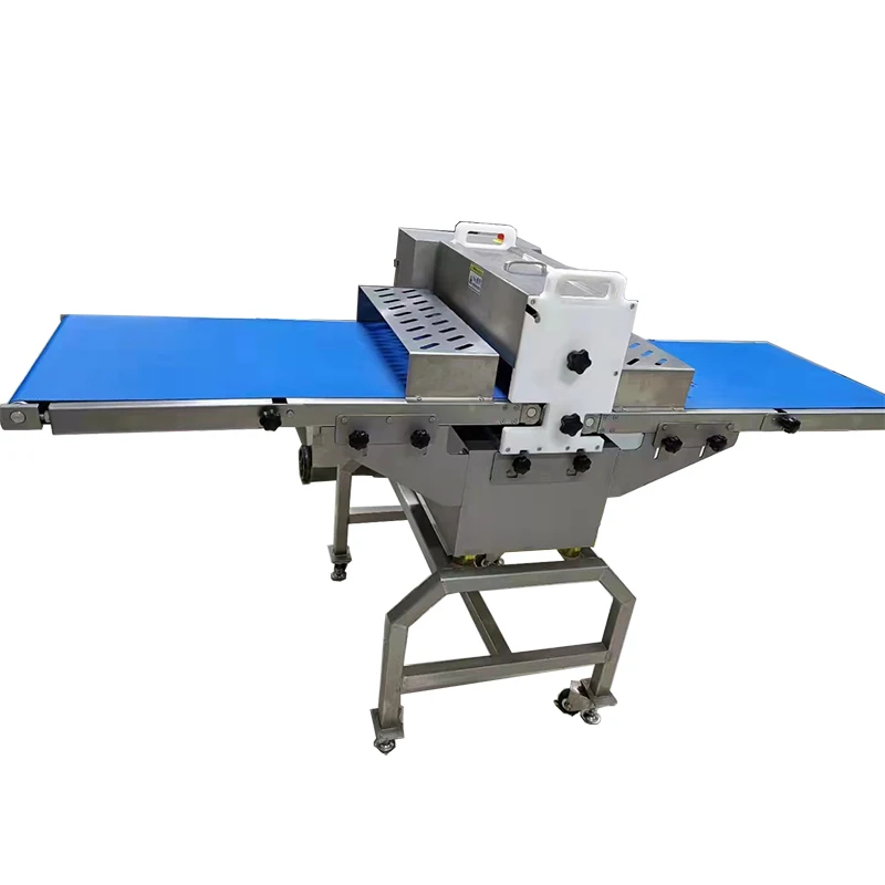 Automatic turkey breast slicer conveyor belt type fresh meat cutting machine electric chicken cutting machine
