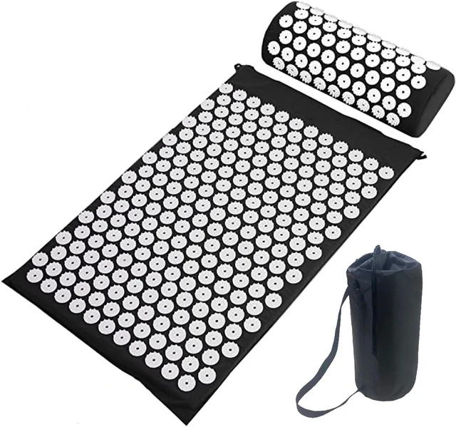 Acupressure Mat Pillow Set Shakti Acupressure Massage pillow set Foot Massage spike Mat