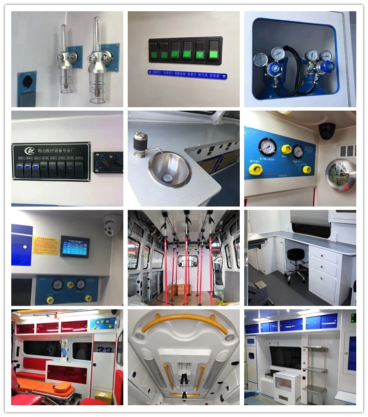 Jinbei Chassis Middle Roof toy0ta Diesel Engine Hospital ICU Transit Medical Clinic Ambulance