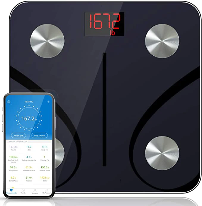 Body Fat Scale Digital Weight Scale Smart Body Composition Analyzer Wireless BMI Scale