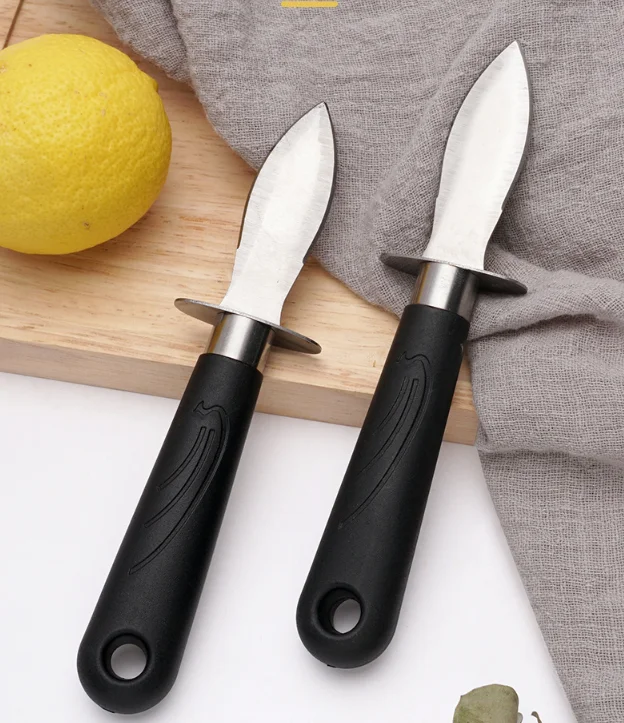 Professional stainless steel Oysters Shucking knife seafood tool Scallop mussels oysters knife with Premium Quality PP handle