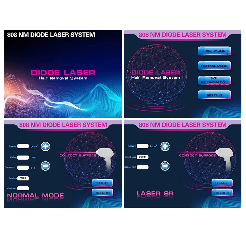 Professional ladies vagina hair removal permanently portable 808 nm diode laser hair removal machine