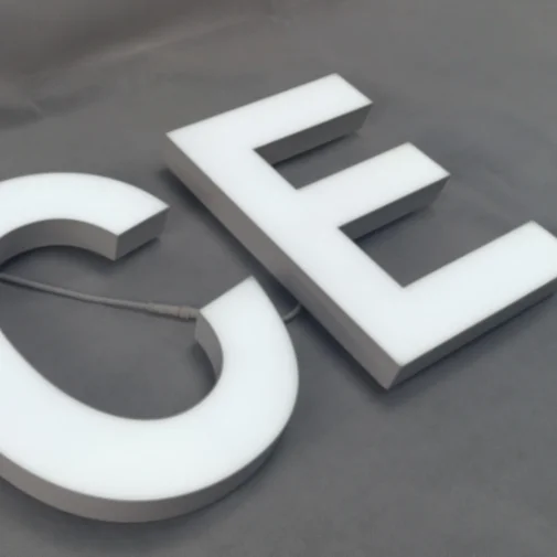 outdor luminous advertising led pixel channel letter