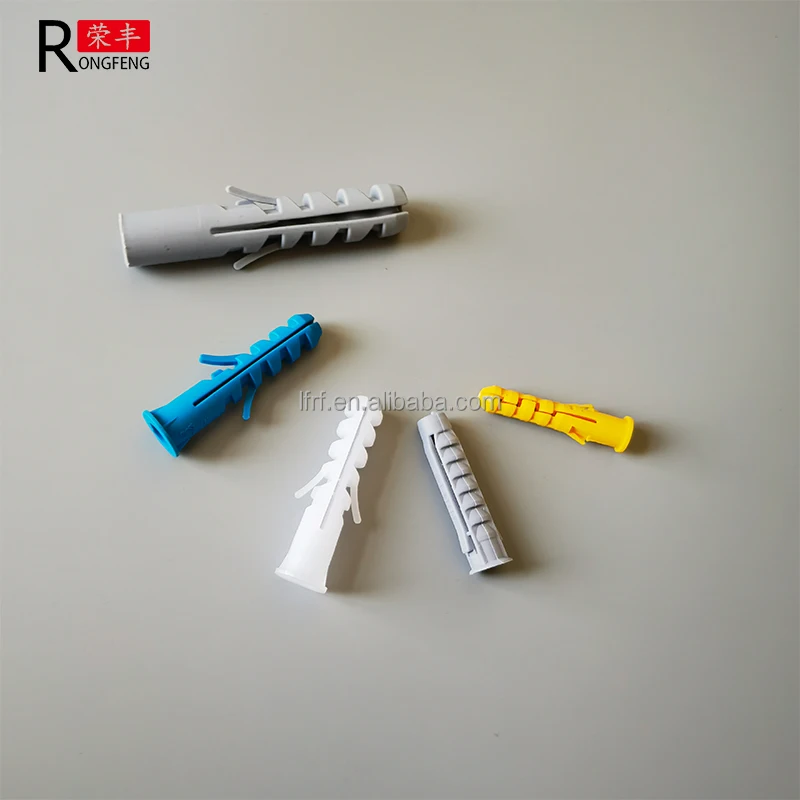 Anchor wall plug plastic expansion pipe tube