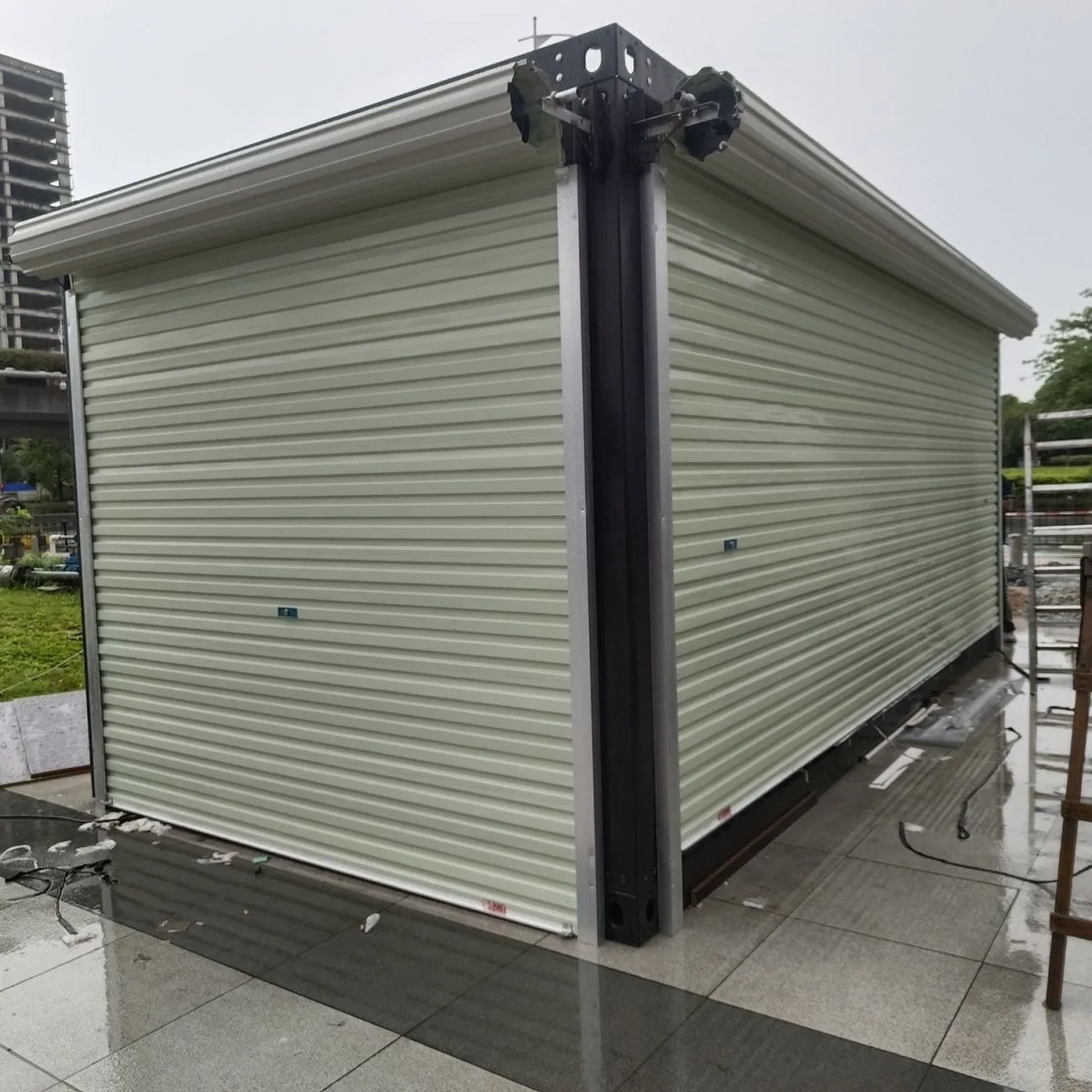 ABYAT High Speed Roller Shutter Door Remote Control Metal Roll Up Door With Electric Motor
