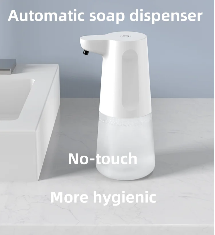 USB Rechargeable ABS Material Soap Dispenser Home Bathroom Use Waterproof Foaming Touchless Electric Smart Infrared Sensor