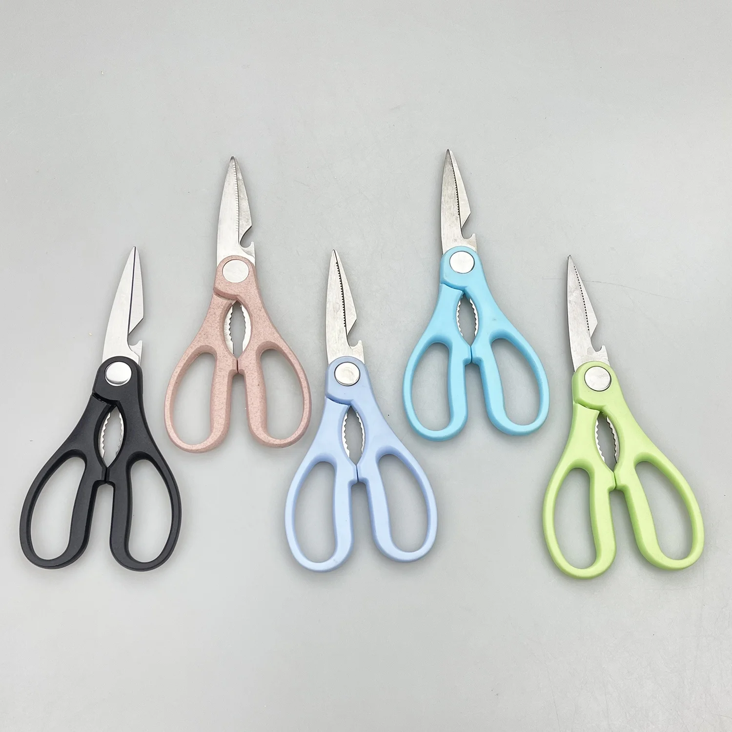 Multifunction Kitchen Scissor Shears Stainless Steel with PP Handle