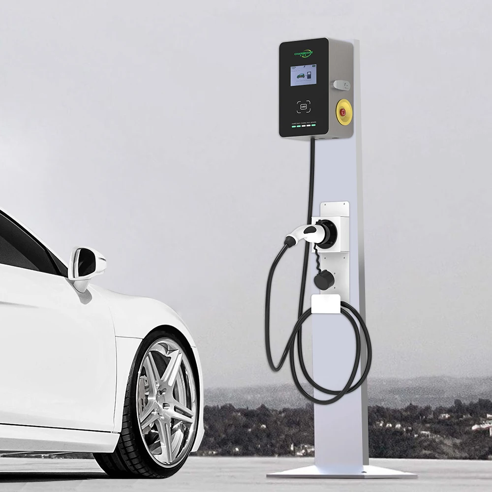 43 кВт 32A EV зарядная станция настенная ev тип розетки