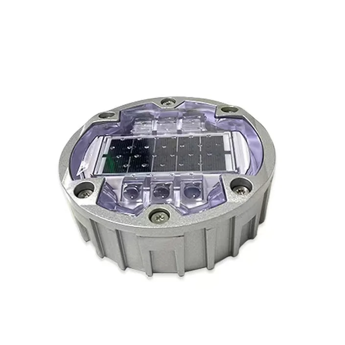 3M beautiful and environmentally friendly circular diameter 143mm PC+cast aluminum material buried solar LED road studs