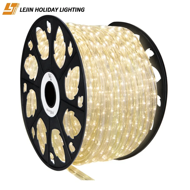 Outdoor using 100M 13mm rope light for christmas holiday decoration