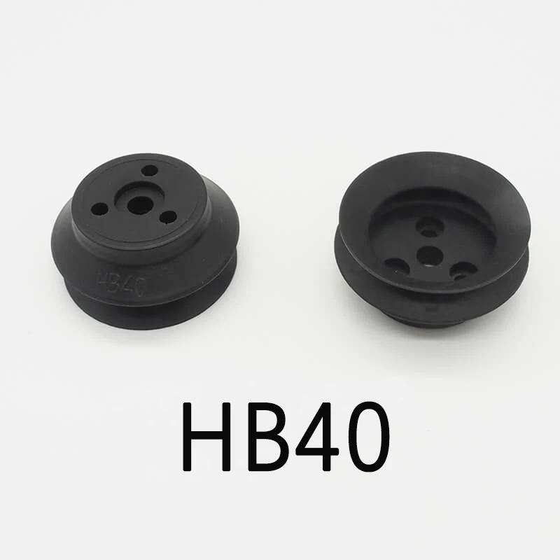 Industrial high tensile H40 HB40 H50 HB50 Silicone rubber vacuum bellows suction cup
