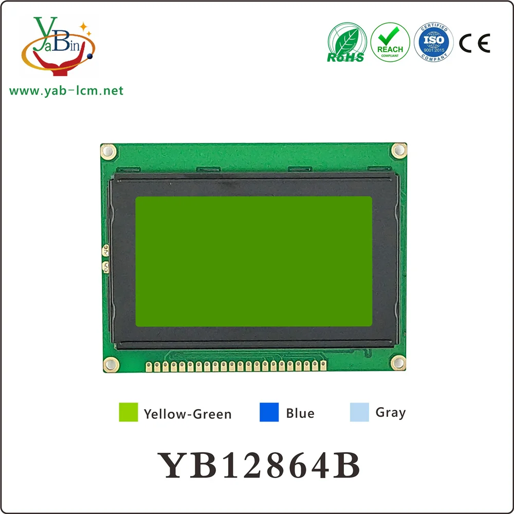 Hot selling 128x64 Graphic LCD Display Monochrome 12864 Lcd Screen Compatible alternative screen