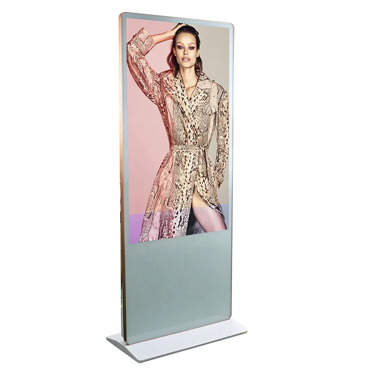 
Factory Customized 55 inch floor stand digital signage, totem, touch screen lcd advertising screens 