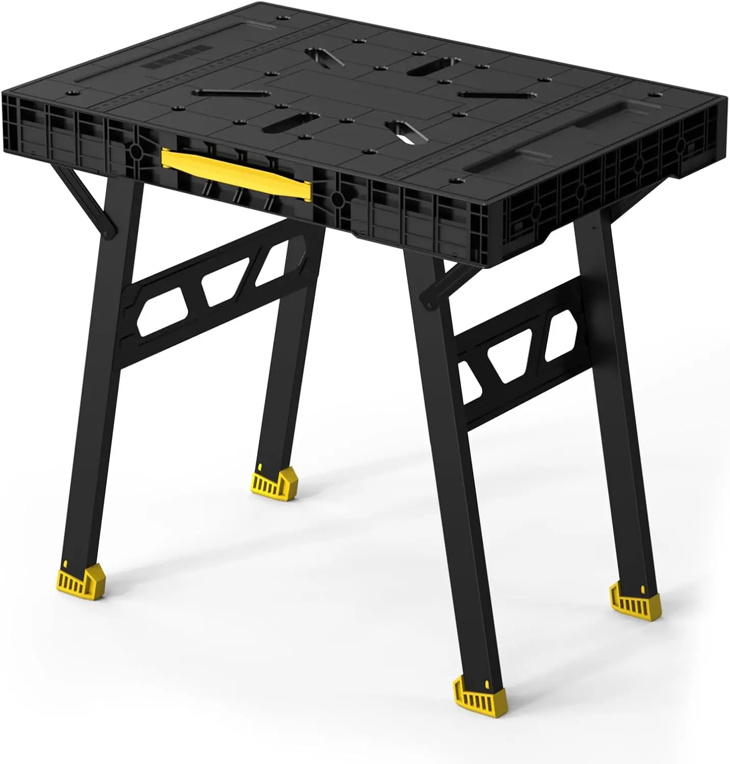 Peaktop  Express Folding Workbench, 2-in-1 Easy Setup Portable Folding Work Table & Sawhorse