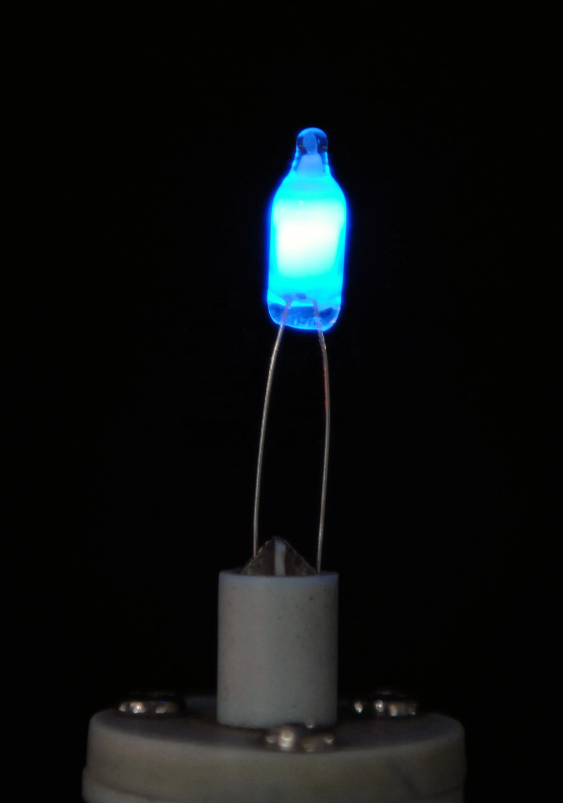 Blue Color neon lamp/neon tube/neon bulb with Different size
