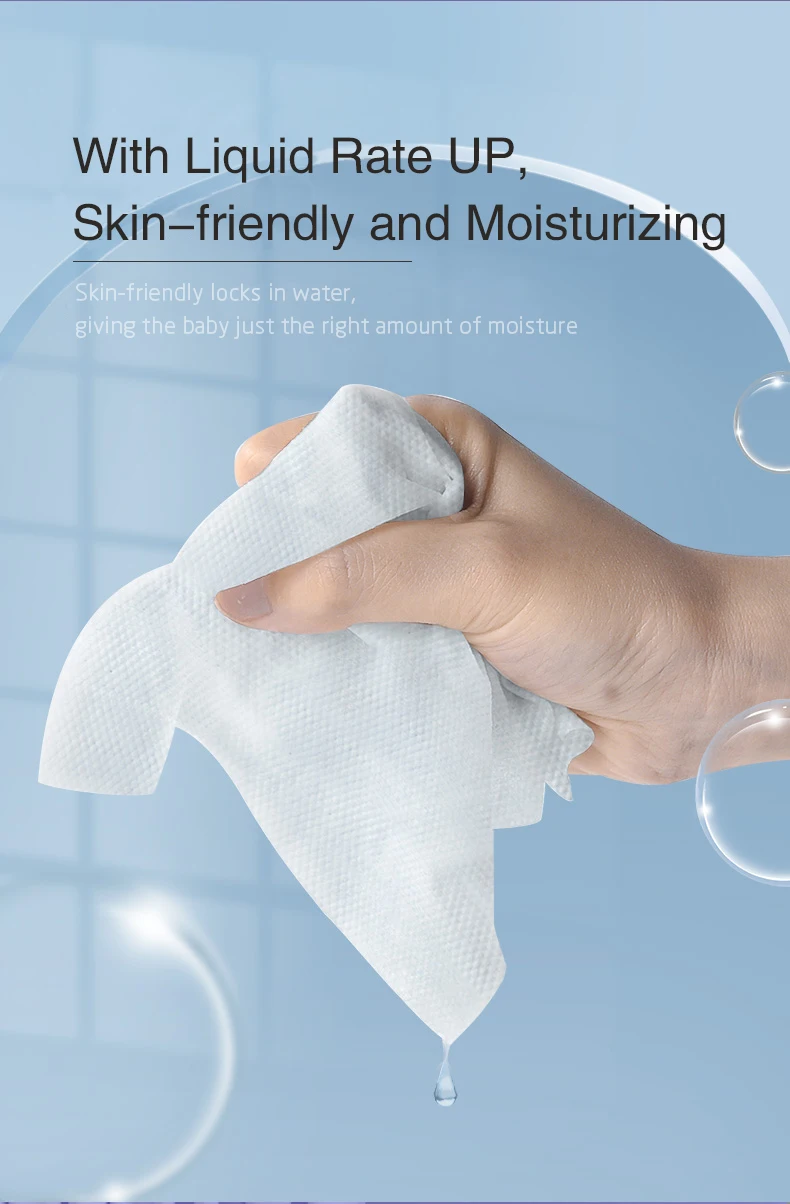 Wholesale Sensitive Baby Wipes With Aloe Vera Unscented Organic Softcare Bamboo Baby Wet Wipe