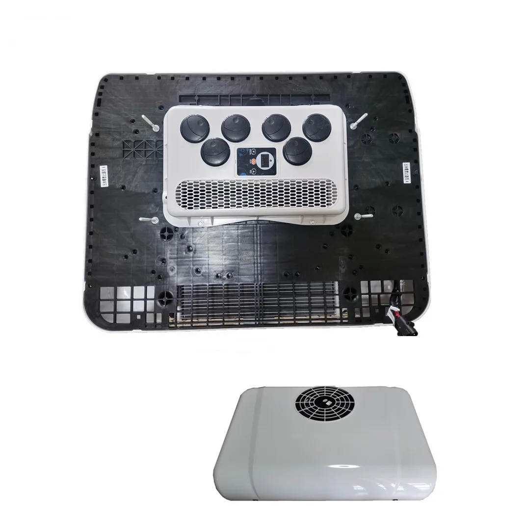 Compact roof mounted top electric air conditioner For excavator cabin