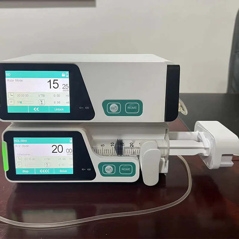 Life pump plug-in vet veterinary injection syringe pump with medicine library