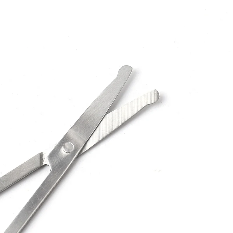 
Rounded Stainless Steel Blunt Tip Scissor for Eyebrows Nose Moustache Beard Grooming 